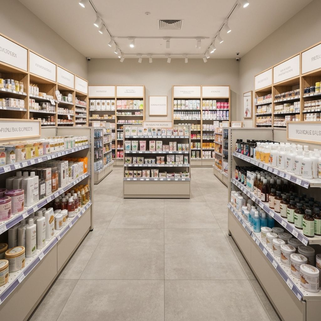 Professional retail store interior
